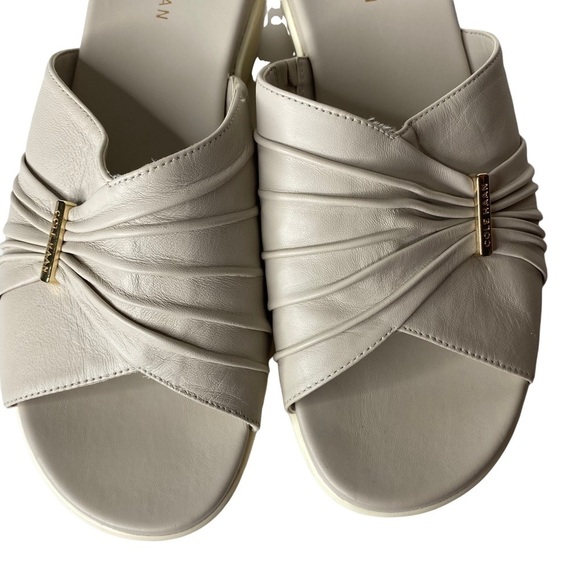 Cole Haan Women's Aubree Grand Ruched Slide Sandal. Size 8 1/2 - Picture 7 of 8